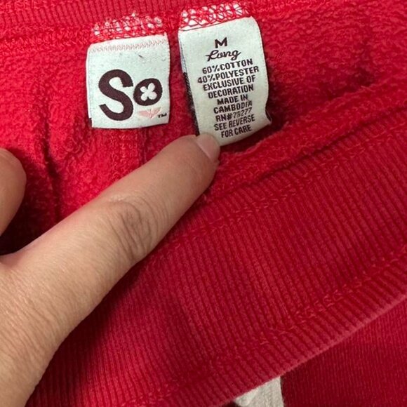 y2k vintage SO Clothing Women's Joggerstracksuits wide legs low rise early 2000s - Picture 4 of 8